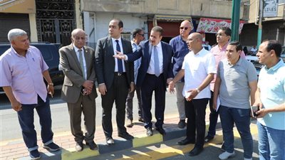 محافظ المنوفية يفتتح كورنيش بركة السبع بعد تطويره ويتفقد أعمال الرصف بقويسنا