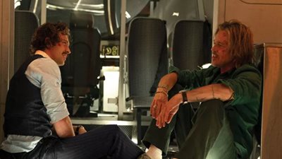 شاهد.. براد بيت من كواليس فيلم Bullet Train