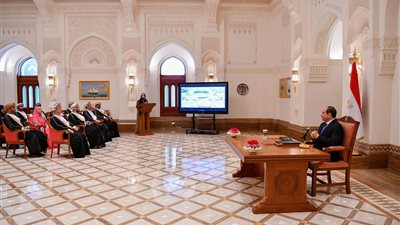 اشادة عمانية بمتابعة الرئيس السيسى الدورية لإجراءات لتسهيل الاستثمارات بمصر