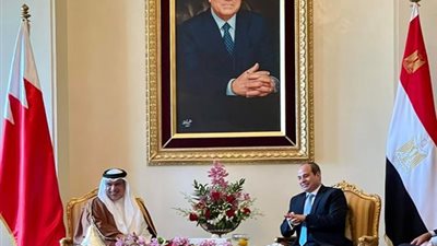 الرئيس السيسي يؤكد التنسيق مع البحرين تجاه التطورات التي تشهدها المنطقة