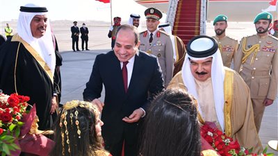 متحدث الرئاسة : الرئيس السيسي وولي العهد البحريني توافقا على تعزيز وتيرة تبادل الزيارات