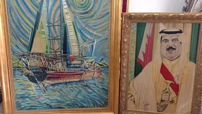البحرين بين الماضي والحاضر بريشة فنان تشكيلي