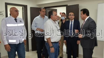 وزير التعليم العالي يتفقد تجديدات مرفق إسعاف الإسماعيلية..صور