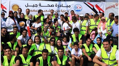 ماراثون للدراجات الهوائية للشباب والأطفال.. فى حصاد حزب الشعب الجمهورى.. بالصور
