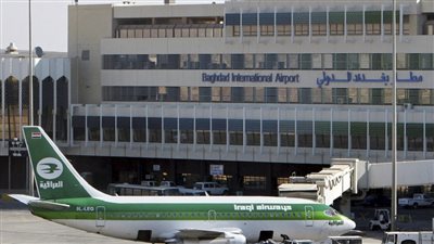 أستئناف الحركة الجوية لمطار بعد توقفه نتيجة عاصفة ترابية