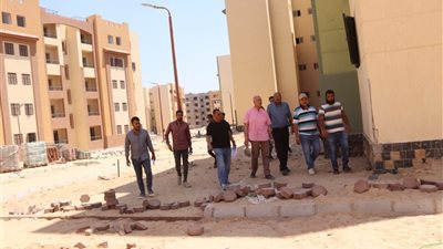 رئيس جهاز العاشر : جاري الانتهاء من تنفيذ عمارات الاسكان الاجتماعى بالحى ٣٣
