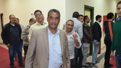 إقبال كبير من العاملين والمترددين على المقر الإنتخابى الجديد بمدينة الإنتاج الإعلامى