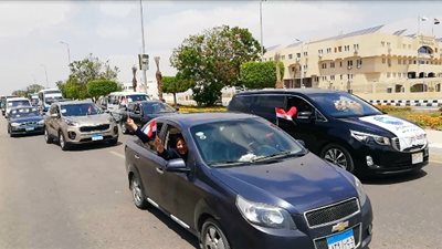 مستقبل وطن بدر ينظم أكبر مسيرة بالقاهرة الكبرى للمشاركة فى الإستفتاء بالفيديو والصور