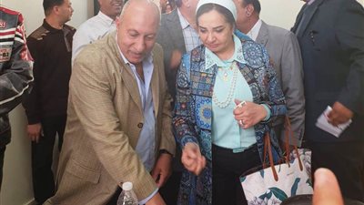 رئيس جهاز الشيخ زايد يتفقد عددا من لجان الاستفتاء .. صور