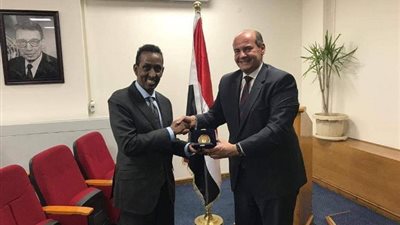 وزير الخارجية الصومالي يزور معهد الدراسات الدبلوماسية المصري