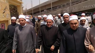 اوقاف الجيزة تنظم مسيره لحث المواطنين علي المشاركه في الاستفتاء
