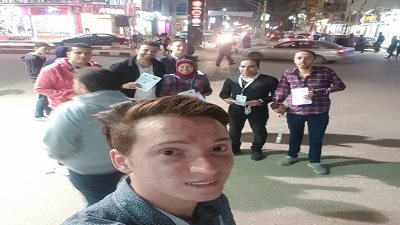 مسيرات شباب حزب الريادة تجوب المحافظات للمشاركة في الاستفتاء.. صور