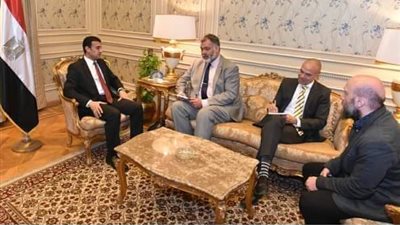 الخولى يلتقى وفد من مجلس الشيوخ الأمريكى