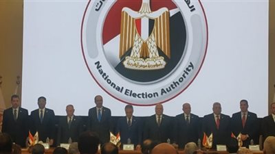 الوطنية للانتخابات تبدأ مؤتمر اعلان نتائج الاستفتاء بالسلام الوطني