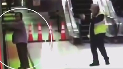 نجاة سيدة من الموت المحقق تحت عجلات القطار