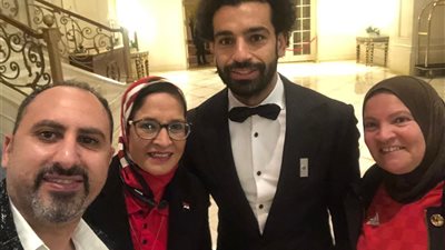 لقاء النجم محمد صلاح مع قيادات الجالية المصرية في نيويورك حديث السوشيال ميديا