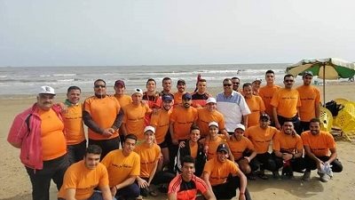 نشر أعداد كبيرة من المنقذين على شاطئ بورسعيد إستعدادآ لشم النسيم