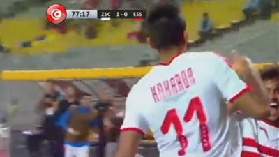 كهربا ينقذ الزمالك بهدف فى شباك النجم الساحلى فى نصف نهائى الكونفيدرالية .. صور