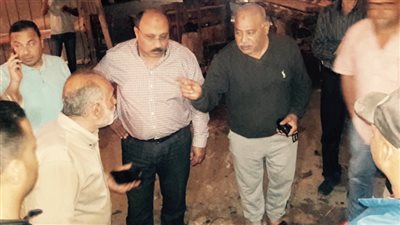 تطهير منطقة سوق الجمعة بالاسماعيلية من مياة الصرف الصحي