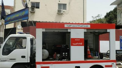 سيارات حديثة للاغاثه .. انتشار الخدمات فى الشوارع والميادين