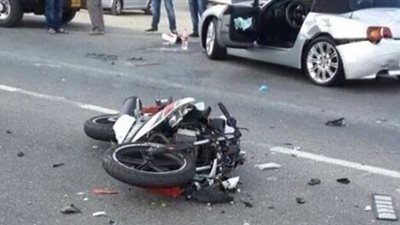 أصابة ٤ فى تصادم دراجتين بخاريتين ببنى سويف
