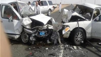 توقف حركة المرور على طريق الإسكندرية الصحراوى بسبب حادث تصادم