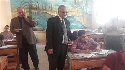 ابو السعد و السبكي يتفقدان لجان الإعدادية بالسادات