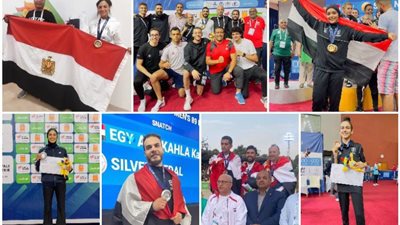 البعثة المصرية تحتل المركز السادس فى دورة ألعاب البحر المتوسط 