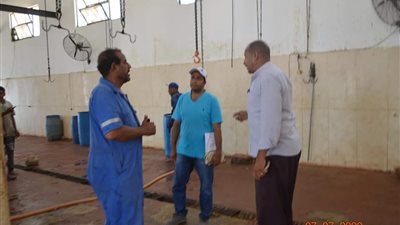 متابعة تجهيزات مجزر مدينة القصير وجاهزيته لأعمال الذبح