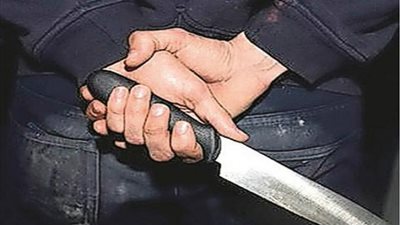 عامل شربين حل خلافات الجيرة بالنار