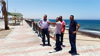 رئيس غارب: بدء تركيب المقاعد والبرجولات على إمتداد طول كورنيش المدينة بمواجهة الشاطئ