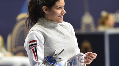 نهي هاني: هدفي التأهل لأولمبياد باريس وبطولة العالم للسلاح محطة مهمة