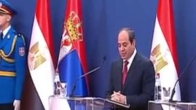 الرئيس السيسي يرحب بتعظيم التعاون مع صربيا في مختلف المجالات