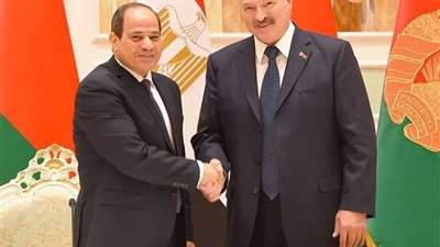 الرئيس البيلاروسي يهنئ الرئيس السيسى بذكرى 23 يوليو
