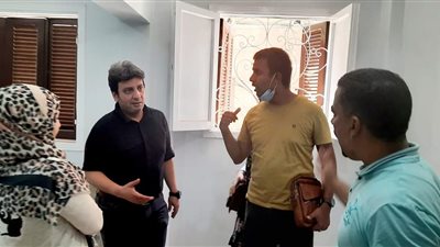 مدير التأمين الصحى ببنى سويف يتفقد تجهيز مقر سمسطا ..صور