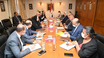 وزيرا التجارة والصناعة وقطاع الأعمال العام يبحثان منظومة تداول الأقطان للموسم الجديد