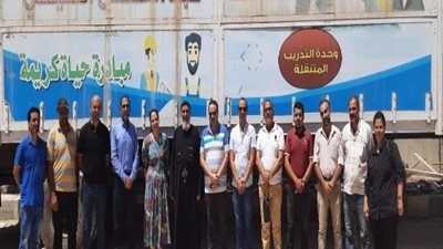 سعفان: انتقال وحدة التدريب المتنقلة لتخدم قرية جديدة أكثر احتياجا بالإسكندرية
