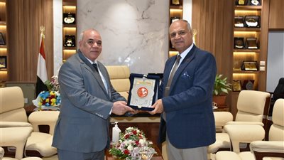 رئيس جامعة السادات يستقبل رئيس جامعة الدلتا التكنولوجية لبحث أوجه التعاون المشترك