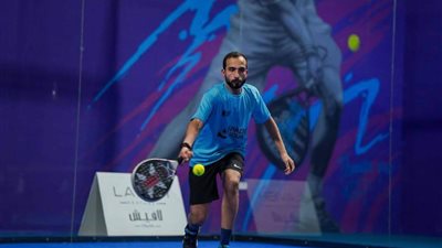 الماجد: مصر تشهد نهضة رياضية..واتمنى ان تنتشر لعبة البادل للتنس