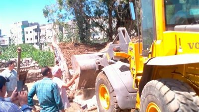 إزالة ٦٥ حالة تعدى على أملاك الدولة بدمياط