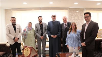 أمين «البحوث الإسلامية» يلتقي بوفد الاتحاد العالمي للكيانات المصرية بالخارج لمناقشة سبل التعاون المشترك
