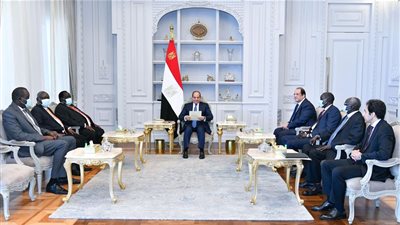 الرئيس السيسي يتسلم رسالة من رئيس جمهورية جنوب السودان