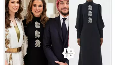 سعر فستان الملكة رانيا يثير الجدل بين متابعيها