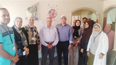 مدير التأمين الصحى يتفقد عيادتى اولاد صقر وتلراك