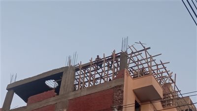 ايقاف بناء دور مخالف بالمنيا