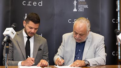 توقيع عقد الرعاية البلاتيني لمهرجان القاهرة للدراما مع نقابة الممثلين