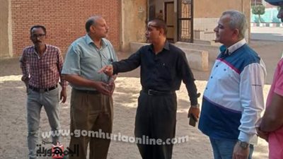جولة ميدانية للحبشى بمدارس منشأة القناطر استعدادا للعام الدراسى الجديد