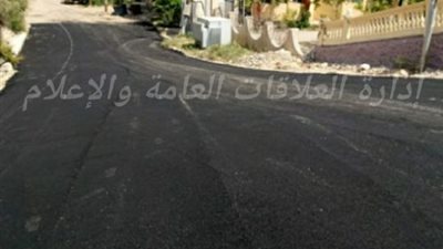 رصف طريق بر أيسر ترعة السويس بالضبعية في الإسماعيلية