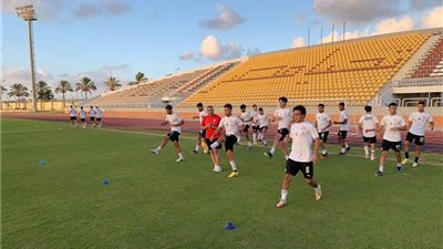 منتخب الشباب يواصل استعداداته لودية طلائع الجيش