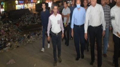 محافظ القليوبية:رفع 900 طن قمامة وتحرير 150 محضر لمحلات مخالفة.. صور